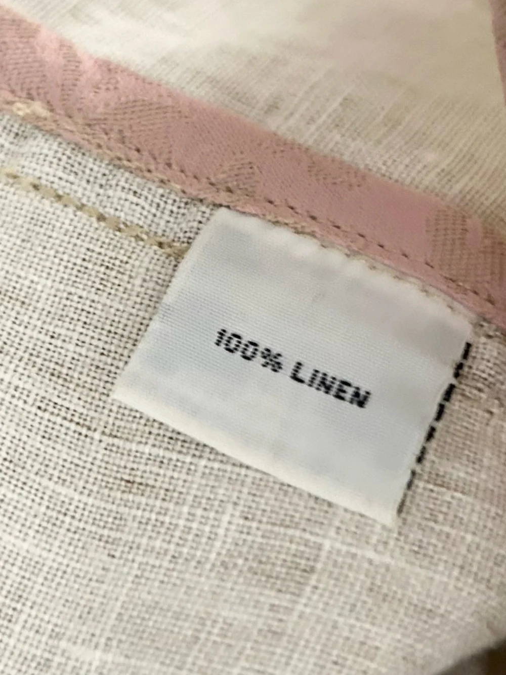 Willow Small 100% Linen Light Tan Utility Button Jacket - Picture 5 of 6